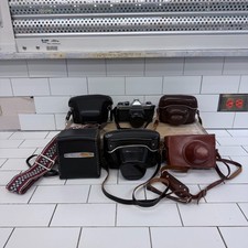 Vintage 35mm Film Cameras Lot of 6 Pentax Yashica Argus Voigtlander *Read picture