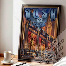 Rush Cleveland Concert Poster – 50th Anniversary Tour 18x24 Matte Print picture
