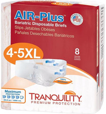 Tranquility Bariatric Disposable Briefs 4X-Large with AIR-Plus Fully Breathab... picture
