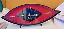 Vintage Mid Century Saca mantle clock Atomic Eye-non working- Italy picture