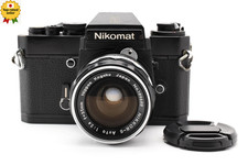 [Near MINT] Nikon Nikomat EL Black NIKKOR-S Auto 35mm f/2.8 Camera JAPAN picture