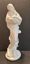 Vintage Virgin Mary Our Lady with Baby Jesus Teleflora Statue Fine Porcelain 11