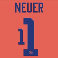 NEUER #1 Germany 2026-2027 Away Nameset Heat Transfer Football Patch picture