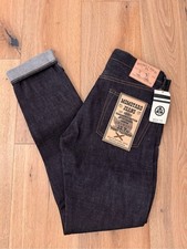 NWT Momotaro Men's Raw Indigo Selvedge Jeans - Dark Indigo Size 31 picture