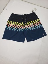 BILLABONG Men's Hazey Days Layback Raven Size XL New With Tags MULTI-COLORS picture