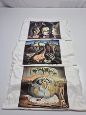 Vintage Salvador Dali Museum Shirt Men's Large White Graphic Tee Lot 3 Jerzees picture