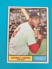 1961 Topps #52 George Crowe St. Louis Cardinals BASEBALL Card E1 picture