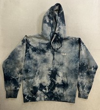 Roark Fear The Sea Tie Dye Hoodie Men’s Size Small Blue Cotton Pullover Beach picture