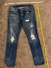 Hudson blue distressed button-fly jeans 33 picture
