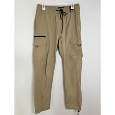WXYZ Los Angeles Mens XL Khaki Tan Cargo Jogger Pants Tactical Streetwear picture