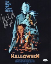 Nick Castle autographed inscribed 11x14 photo Halloween JSA COA Michael Myers picture