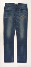 PAIGE Men’s Distressed Repaired Patch Jeans Size 32 Slim Straight picture