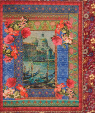 BNWT Johnny Was Grand Canel Venice Reversible Blanket w Separate Travel Bag $148 picture