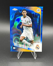 2025-26 Topps Chrome UEFA Jude Bellingham Madrid Blue Lava /150 picture