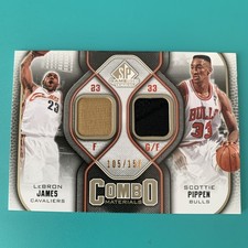 2009-10 SP Game Used - Combo Materials LeBron James Scottie Pippen #CM-LS /155 picture