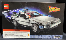 LEGO Icons: Back to the Future Time Machine (10300) - New - Shelf Wear picture