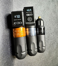 Bishop Power Wand Wireless Adjustable Voltage Pen Tattoo Machine w/ Case picture
