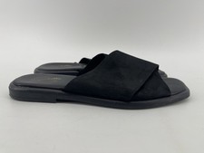 Seychelles Slip On Flip Flop Sandals Shoes Womens Size 8 Black Made In Italy picture