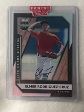 2021 Panini Elite Extra Edition - Elmer Rodriguez On Card Auto #97 (AU, RC) picture