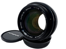 RARE [Almost MINT /Late Model] Olympus OM-System Zuiko Auto-S 50mm F1.2 MF Lens picture