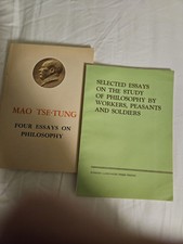2 Books: 4 MAO ESSAYS ON PHILOSOPHY+ WORKERS/PEASANTS/SOLDIERS APPLY THOSE IDEAS picture