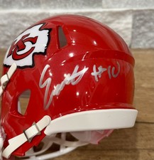EMMETT JOHNSON SIGNED AUTOGRAPHED NEBRASKA CORNHUSKERS MINI HELMET CHIEFS ROOKIE picture