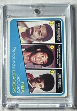 1972-73 Topps - League Leaders Kareem Abdul-Jabbar, Wilt Chamberlain, Wes #175 picture