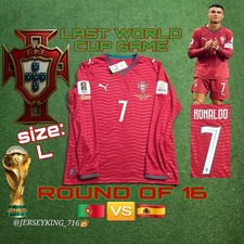 Puma Portugal FPF Cristiano Ronaldo #7 2026 World Cup Home Jersey WC Patches New picture