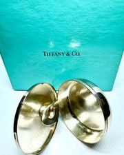 Vintage Tiffany & Co Sterling Silver Pocket Ashtray  Monogram Box Pouch picture