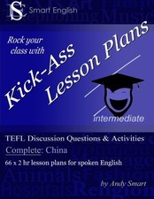 KICK-ASS LESSON PLANS TEFL DISCUSSION QUESTIONS & By Andy Smart **BRAND NEW** picture