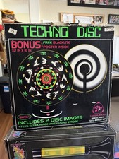 Vintage Spencer’s Techno Disc Rave Blacklight Light w/ Box Tested Working 90s picture