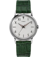 New Rare Timex Marlin Hand-Wound Mechanical Leather Unisex Watch TW2U96700 picture
