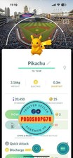 Pokémon Go - Shiny Pikachu MLB Cleveland Guardian Baseball Background✨ -Mini PTC picture