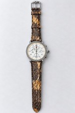 Michele CSX Diamond Chronograph Women's Watch MOP Dial New Snakeskin Band Swiss picture