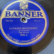 Hugh Donovan – 78 rpm Columbia A2032- KATHLEEN MAVOURNEEN/COME BACK TO ERIN VG+ picture