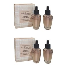 2 NEW Bath & Body Works Cinnamon Spiced Vanilla Wallflowers Refills 2-Pack picture