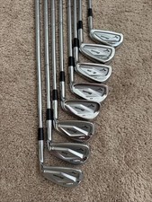 Mizuno MP-63 Iron Set 3-PW 8 Clubs Forged Steel Stiff Golf Clubs Exc Cond picture