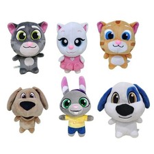 Talking Tom and Friends Plush Toy Cat Dog Cartoon Game Stuffed Animal Doll Set picture
