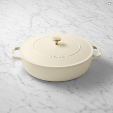 Staub x Smitten Kitchen Enameled Cast Iron Braiser 4 Qt Dutch Oven Cookware picture