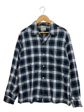 Other brands: GIMBELS OWN Long-sleeved shirt, size L, rayon, check pattern. picture
