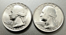 (2)  1776-1976 Bicentennial Washington Quarters: P&D.  High Grade Coins. picture