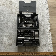 Vintage Craftsman Socket Set Metric & SAE 33676 1/4