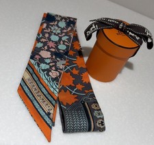 Authentic HERMES SILK TAPIS PERSANS TWILLY with box picture