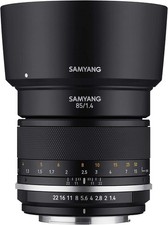Samyang MK85AE 85mm F1.4 MK2 Weather-Sealed Telephoto Lens, Nikon F picture
