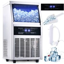 90lb Built-in Commercial Ice Maker Stainless Steel Bar Restaurant Cube Machine picture
