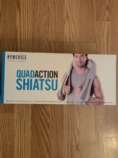 HoMedics QuadAction Shiatsu Neck Shoulder Massager Heat Kneading NMS-620H New picture