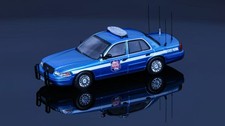 Rollin 1: 64 CV Wisconsin State Police Car Diecast Collect Car picture