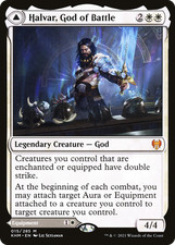 x1 Halvar, God of Battle // Sword of the Realms KHM MTG 15 MYTHIC M/NM 1x picture