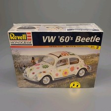 Revell Monogram VW '60s Beetle 1:25 Plastic Model Kit 7143 Brand New Sealed  picture