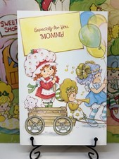 Rare Jumbo Vintage Strawberry Shortcake Mothers Day Greeting Card 1985 picture